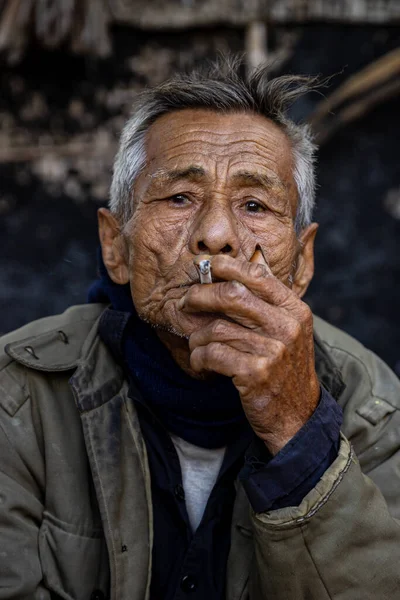 Portrait Senior Man Beard — Stock Photo, Image