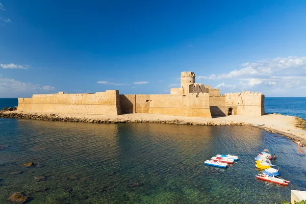 Castello Isola Capo Rizzuto Provincia Crotone Calabria Italia — Foto Stock