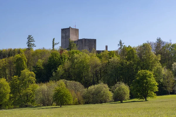 Vista Panorámica Majestuosa Arquitectura Medieval Del Castillo —  Fotos de Stock