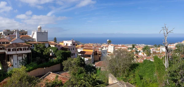 Orotava Tenerife Канарські Острови Панорамний Вид Над Містом Площі Constitucion — стокове фото