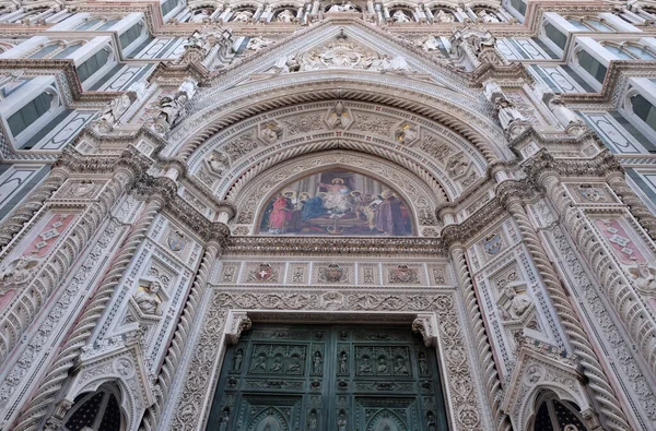 Портал Cattedrale Santa Maria Del Fiore Cathedral Saint Mary Flower — стоковое фото