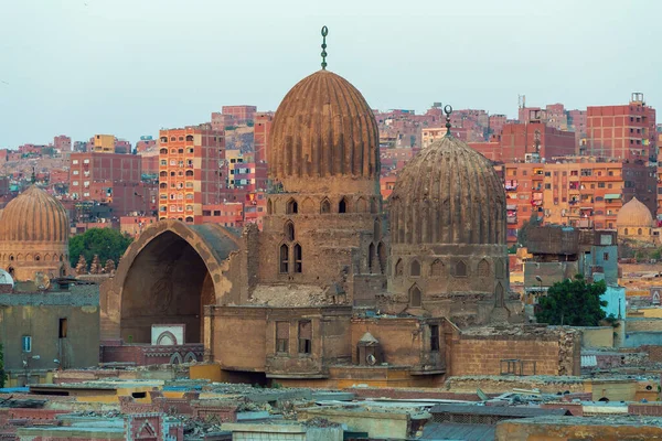 Gamla Delen Kairo Egyptens Huvudstad Panorama Över Den Döda Staden — Stockfoto
