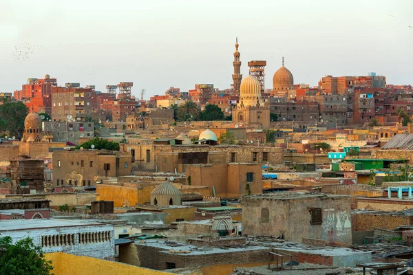 Kahire Nin Eski Bir Kısmı Mısır Başkenti Ölü Şehrin Panoraması — Stok fotoğraf