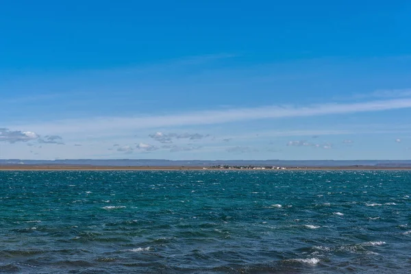 Krajina Pobřeží Patagonského Atlantiku Argentině — Stock fotografie