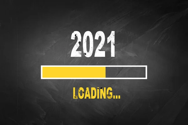 Nowy Rok 2020 Tekst Tablicy — Zdjęcie stockowe
