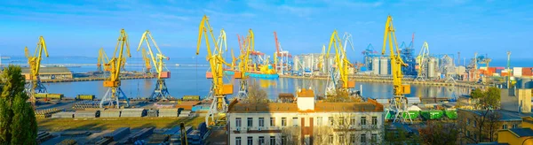 Blick Auf Den Hafen Der Stadt Der Ostsee — Stockfoto