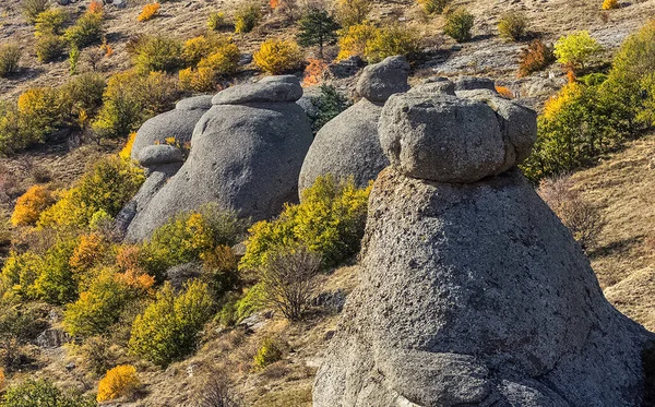 Kırım Kayalar Kırım Kayalarının Kayaları Kireçtaşı Çökeltisinin Çıkışı — Stok fotoğraf