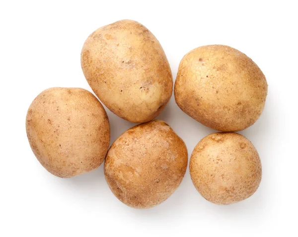Beyaz Arkaplanda Izole Edilmiş Patates — Stok fotoğraf