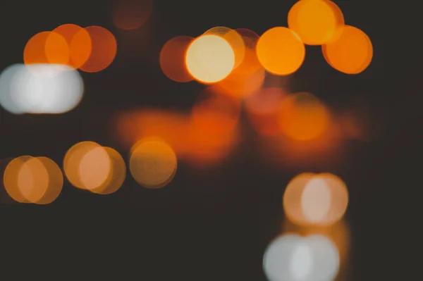 Міська Вулиця Світлофори Розмиті Абстрактний Фон Вночі — стокове фото