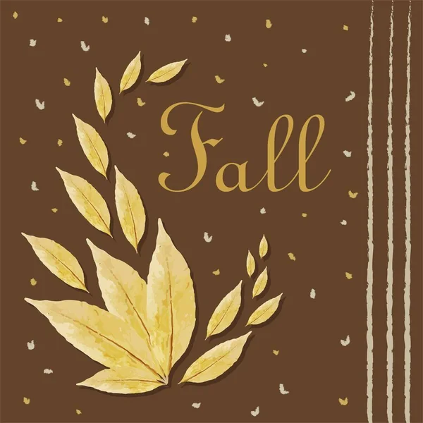ヴィンテージ秋 任意の目的のための素晴らしいデザイン 明るい色の背景 明るい装飾 葉の秋柄の背景 — ストック写真