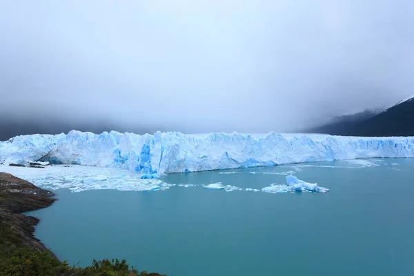 Vista Glaciar Perito Moreno Paisaje Patagonia Argentina Monumento Patagónico —  Fotos de Stock