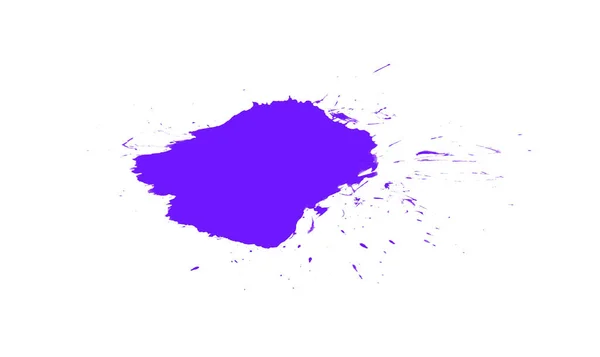 Lila Farbe Blob Textur Oder Vorlage Auf Weißem Hintergrund — Stockfoto