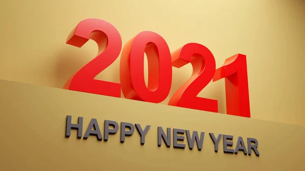 Nieuwjaar 2019 Concept Met Rendering Van 2018 — Stockfoto