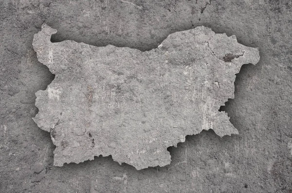 Betonmauer Hintergrund Verwittertes Stück Rissiges Holz — Stockfoto