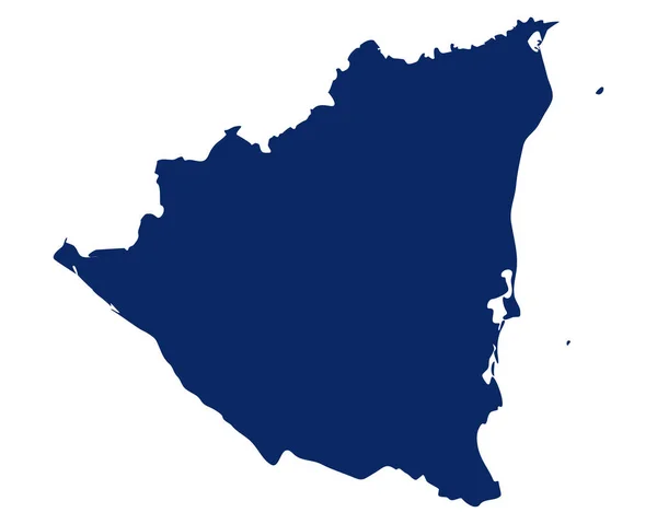 Kaart Van Het Land Van Argentinië — Stockfoto