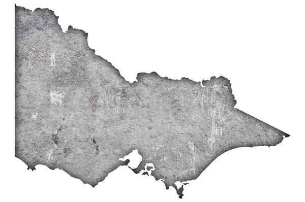 Карта Италии Старом Фоне Гранжа — стоковое фото