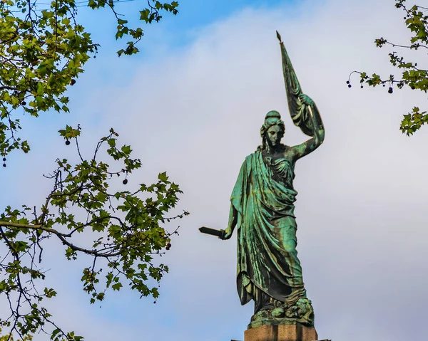 Estátua Liberdade Cidade Berlin — Fotografia de Stock