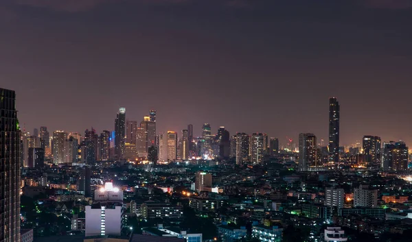 Cityscape Modern Building Night Modern Architecture Office Building Skyscraper Beautiful — Stock Photo, Image