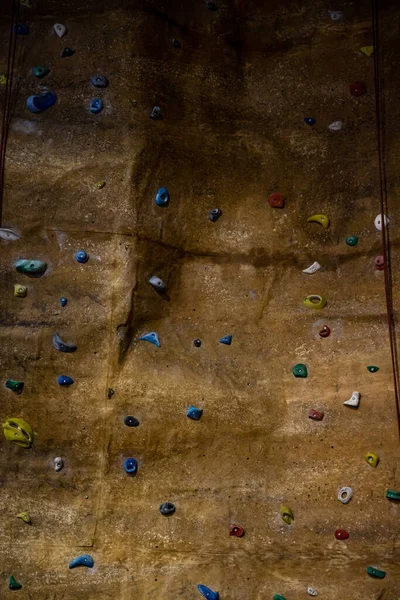 Luftaufnahme Des Seils Das Die Wand Hochklettert — Stockfoto