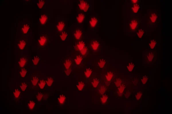 Ljus Röd Vektor Bakgrund Med Hjärtan Glitter Abstrakt Illustration Med — Stockfoto