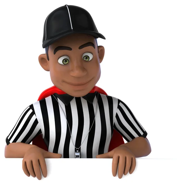 Fun Illustration Referee Bat — Stock Photo, Image