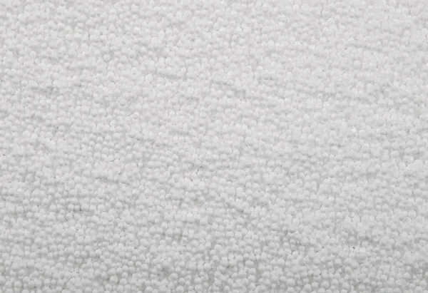Közelkép Háttér Textúra Fehér Kiterjesztett Polisztirol Golyók — Stock Fotó