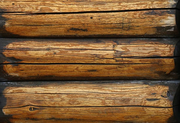 Close Textura Fundo Intempéries Rústico Antigo Vintage Madeira Logs Parede — Fotografia de Stock