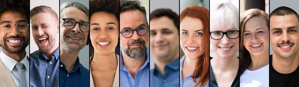 Diverse Groep Van Zakenmensen Professioneel Personeel — Stockfoto