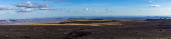 Natura Crimea Gory Niebo Trawa Lasy Górach — Zdjęcie stockowe