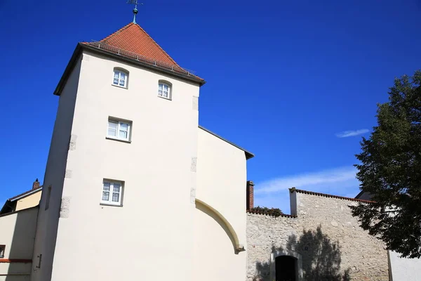 Kelheim Město Bavorsku Mnoha Historickými Památkami — Stock fotografie