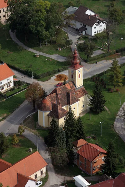 교회의 세인트 프랜시스 자비에 Vugrovec 크로아티아 — 스톡 사진