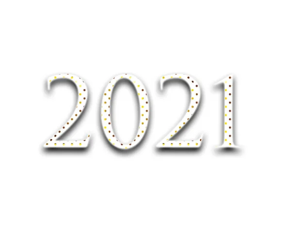 Feliz Año Nuevo 2021 Plantilla Diseño Para Banner Tarjetas Felicitación — Foto de Stock