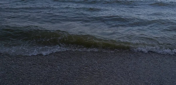 Havsvågor Stranden — Stockfoto