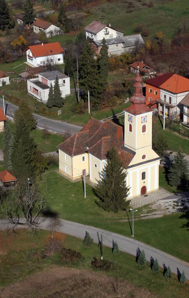 Приходская Церковь Святого Франциска Ксаверия Вугровец Хорватия — стоковое фото
