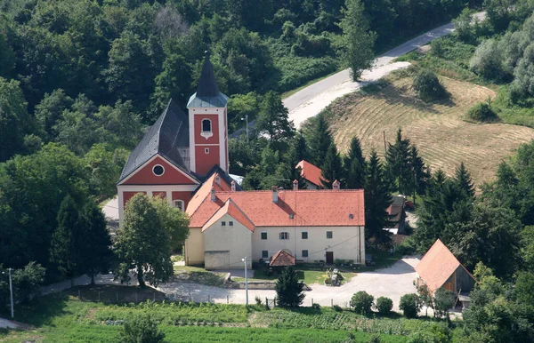 Kyrkan Sankt Leonard Noblac Kotari Kroatien — Stockfoto