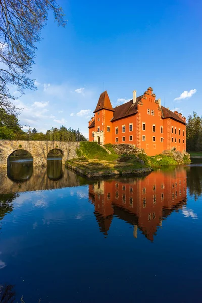 Zamek Cervena Lhota Czechach Południowych Czechy — Zdjęcie stockowe