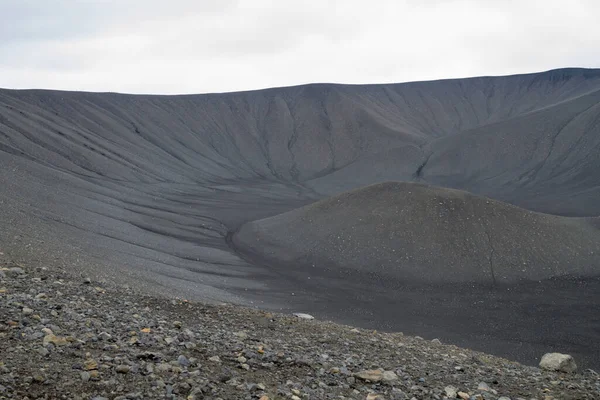 Вид Вулкана Гверфелл Кальдера Hverfjall Iceland Landmark — стокове фото