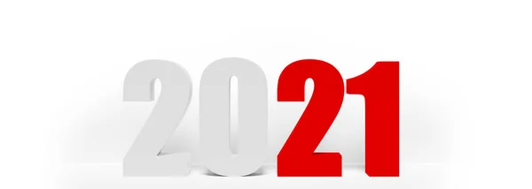 Año Nuevo 2019 Renderizado — Foto de Stock