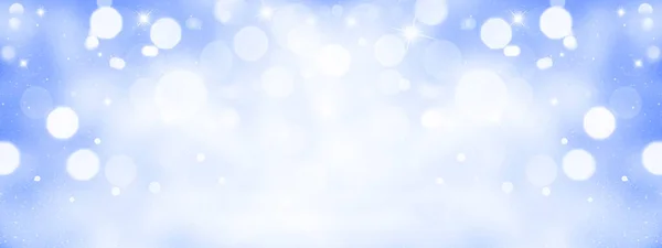 Weihnachten Hintergrund Mit Bokeh Lichter Und Sterne — Stockfoto