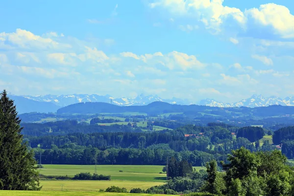 Beautiful Landscape Mountains Blue Sky — Stock Photo, Image