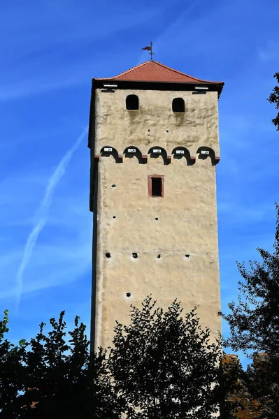 Babenhausen Ist Eine Stadt Bayern Mit Vielen Historischen — Stockfoto