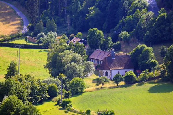 Capela Amorsbrunn Uma Visão Cidade Amorbach — Fotografia de Stock