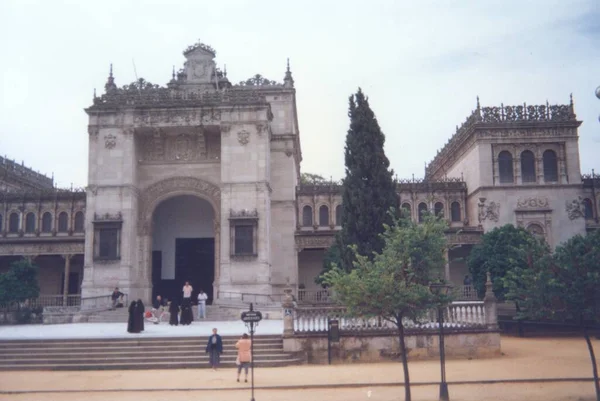 スペインのセビリア1989年7月10日 国立ベラス美術館建築風景 — ストック写真