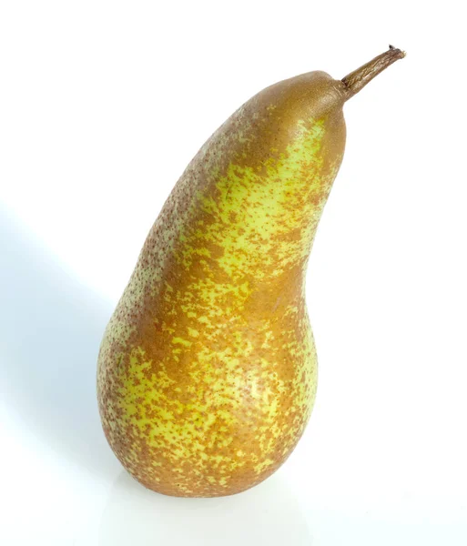 Fresh Ripe Pear White Background — Stock Photo, Image