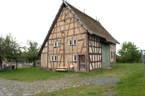 Altes Haus Mademuehlen Baujahr 1709 — Stock fotografie