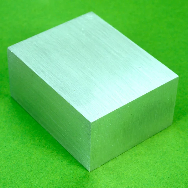 Caja Madera Verde Sobre Fondo Blanco — Foto de Stock