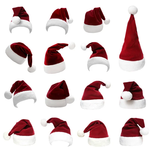 Navidad Santa Claus Aislado Sobre Fondo Blanco —  Fotos de Stock