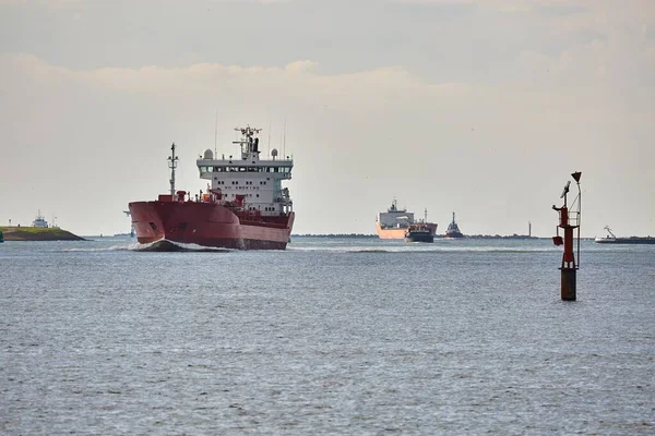 Vrachtschip Zee — Stockfoto