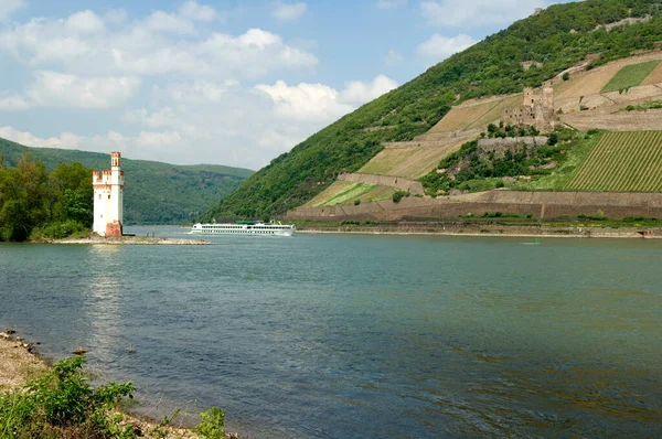 Binger Maeuseturm Burg Ehrenfels — Stockfoto