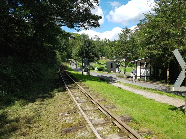Schienen Moorbahn Schmalspur Bad Schwalbach —  Fotos de Stock